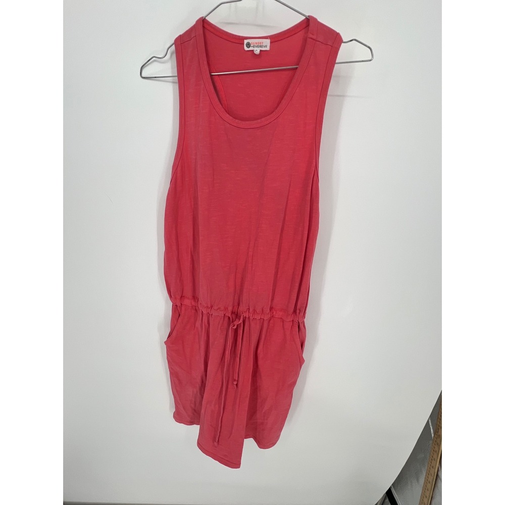 Sundry Womens Romper Racerback Drawstring Waist Pink Size 2